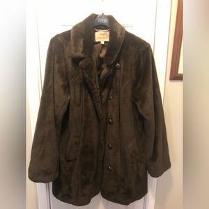 Dennis Basso Brown XL FAUX FUR